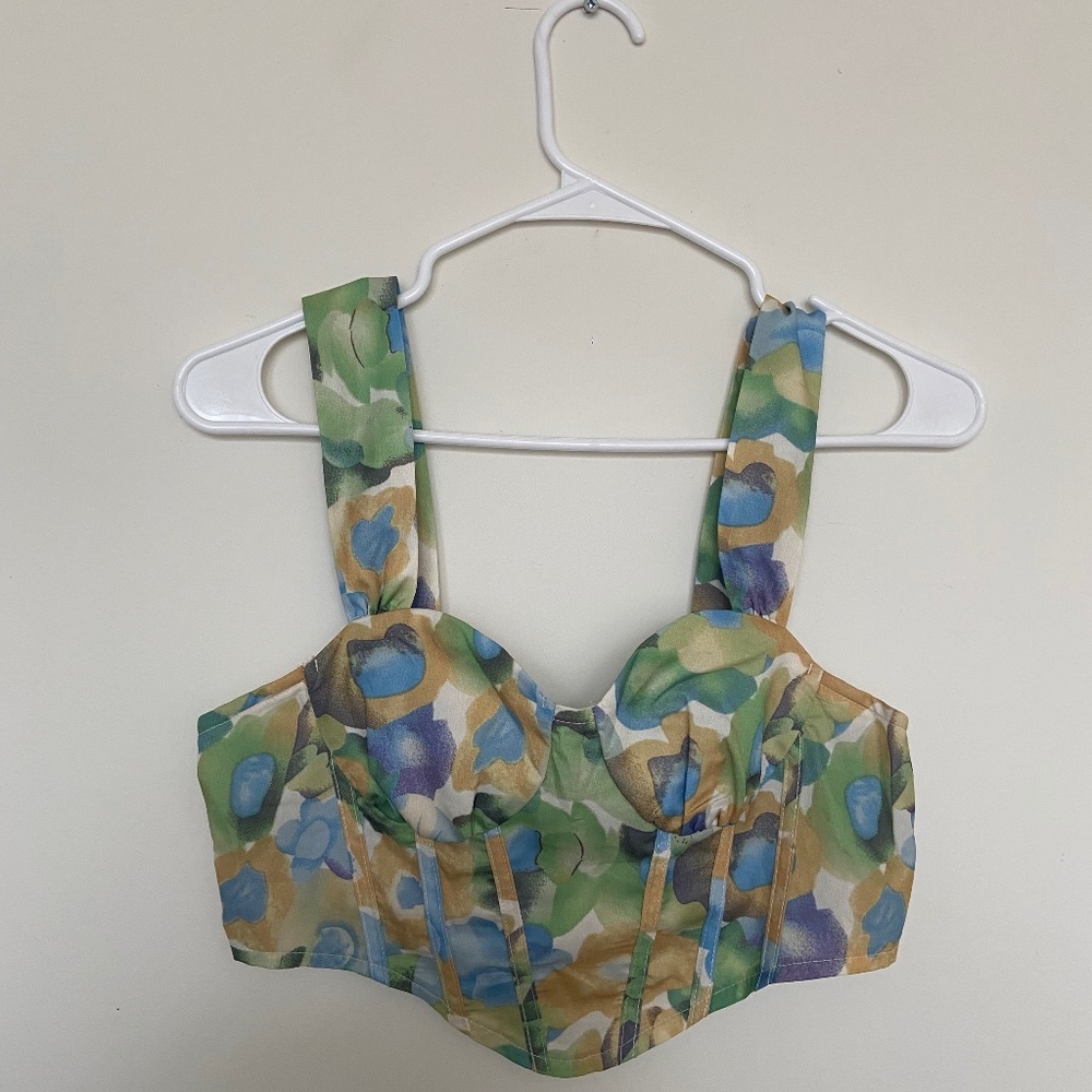 Floral corset